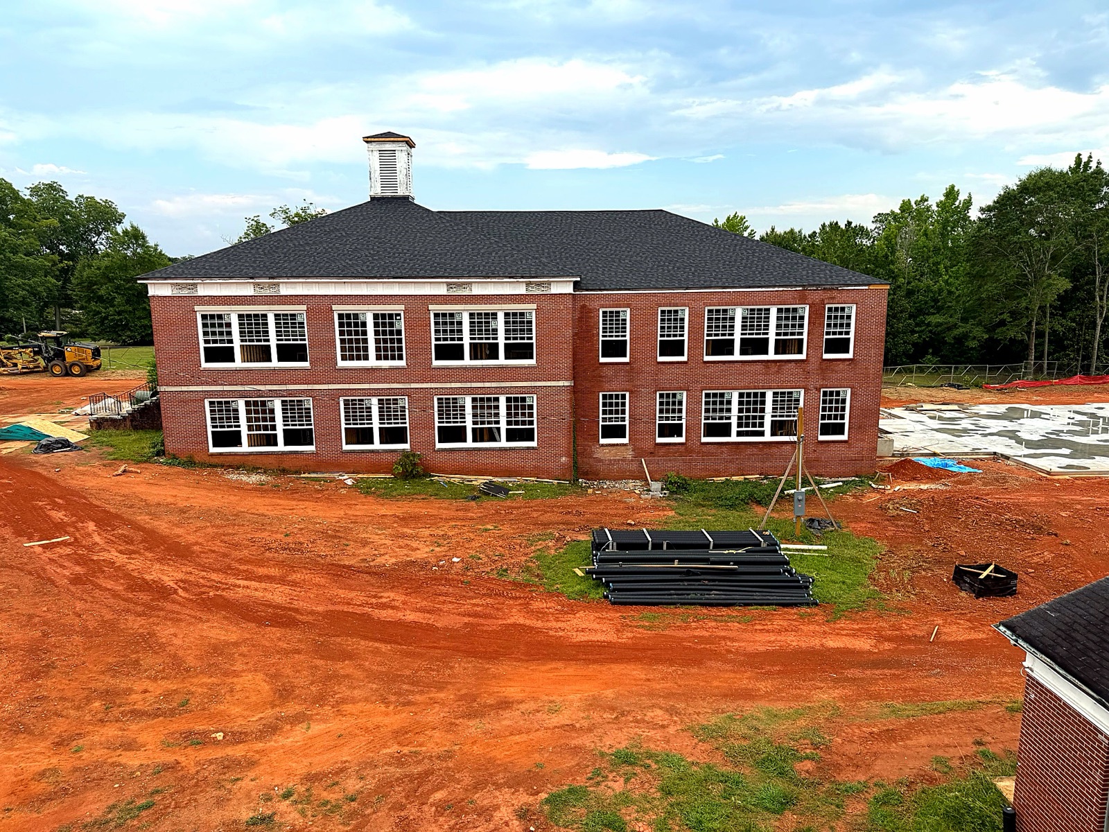 Halls of East, Thomaston GA — Building B — historic multifamily window installation